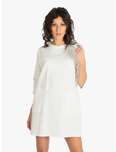 Solada Vestito In Maglia Modello Oversize Vestiti Donna Bianco Taglia Unica