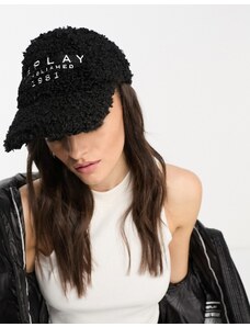 Replay - Cappellino nero con logo-Black
