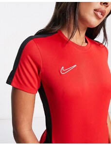 Nike Football - Academy Dri-FIT - T-shirt rossa con pannelli-Rosso