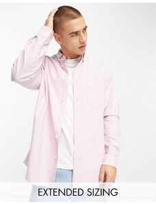 ASOS DESIGN - Camicia Oxford oversize anni '90 rosa