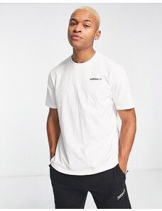 adidas Originals - Adventure - T-shirt bianca con stampa del logo sul retro-Bianco