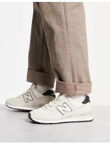 New Balance - 574 - Sneakers bianco sporco e nero