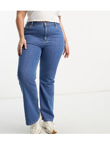 ASOS Curve ASOS DESIGN Curve - Jeans a zampa blu medio