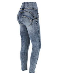 Freddy Jeans push up WR.UP 7/8 superskinny denim effetto marble wash