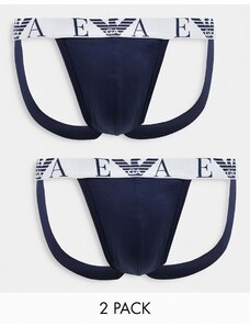 Emporio Armani - Bodywear - Confezione da 2 sospensori blu