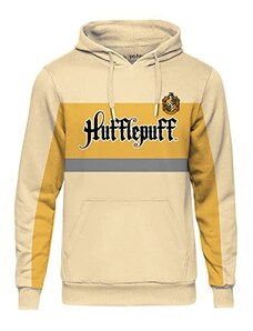 Harry Potter, Harry Potter - Hufflepuff - Felpa con cappuccio - Uomo - nero