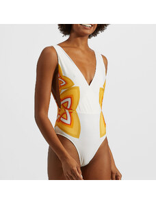 La DoubleJ Swimwear gend - Hazzard Swimsuit (Placed) Lakshmi Placed Giallo L 80% Polyamide 20% Elastane