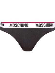 Moschino Slip in microfibra con logo