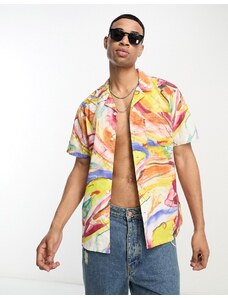 Levi's - Sunset Camp - Camicia con motivo artistico vivace stampato-Multicolore