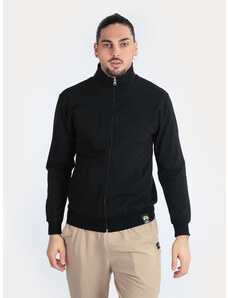 Dekuba Felpa Da Uomo Con Full Zip Nero Taglia L