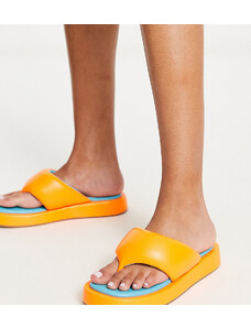 Esclusiva Public Desire - Vaycay - Sandali imbottiti modello infradito arancioni-Arancione