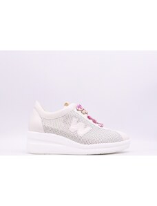 MELLUSO Sneakers donna in pelle bianco