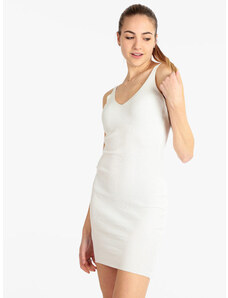 Solada Vestito Donna In Maglia a Costine Vestiti Bianco Taglia Unica