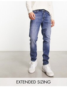 ASOS DESIGN - Jeans skinny lavaggio blu medio Y2K