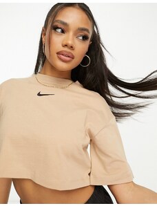 Nike - Trend - T-shirt taglio corto marrone canapa-Brown