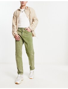 Carhartt WIP - Newel - Jeans comodi affusolati verdi-Verde