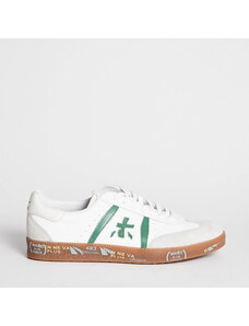 Premiata Sneakers Bonnie 6289 in pelle bianca e verde