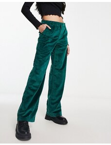 Levi's - Pantaloni ampi in velluto verde scuro