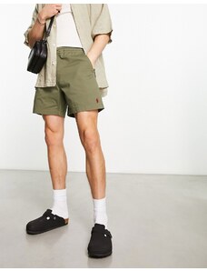Polo Ralph Lauren - Prepster Icon - Pantaloncini verde montagna in twill elasticizzato con logo