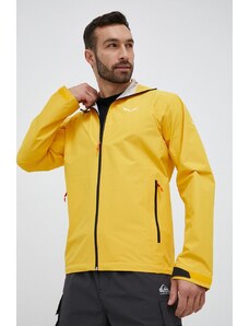 Salewa giacca da esterno Puez Aqua 4 PTX 2.5L colore giallo