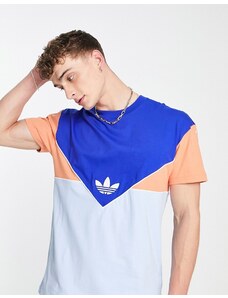 adidas Originals - adicolor Next - T-shirt blu multicolore
