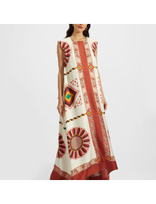 La DoubleJ Dresses gend - San Carlo Dress (Placed) Macro Tiles Placed L 100% Silk