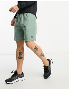 HIIT - Pantaloncini da allenamento color salvia lunghezza media-Verde