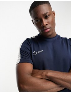 Nike Football - Academy Dri-FIT - T-shirt blu navy a pannelli