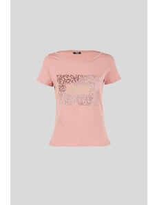 LIU JO T-shirt Rosa con Strass