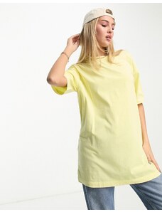 New Look - T-shirt oversize gialla-Giallo
