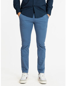 Coveri Collection Pantaloni Casual Da Uomo In Cotone Blu Taglia 44
