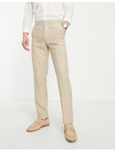 Only & Sons - Pantaloni da abito slim fit beige-Neutro