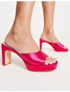 Forever New - Sabot con plateau rosa acceso