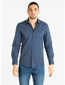 Coveri Collection Camicia Uomo Semi Slim Fit Classiche Blu Taglia S