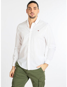 Napapijri G Graie 1 Camicia Da Uomo In Cotone Bianco Taglia M
