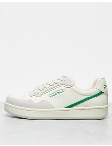 Good News - Mack - Sneakers bianche e verdi-Bianco