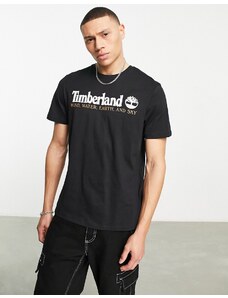 Timberland - YC Core - T-shirt nera con logo-Black