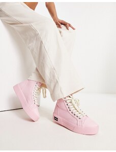 Good News Goodnews - Juice - Sneakers alte con suola spessa rosa