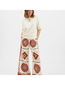 La DoubleJ Shorts & Pants gend - Palazzo Pants (Placed) Macro Tiles Placed L 100% Silk