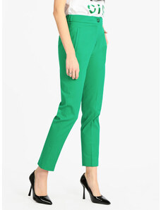 Daystar Pantaloni Eleganti In Cotone Donna Verde Taglia S