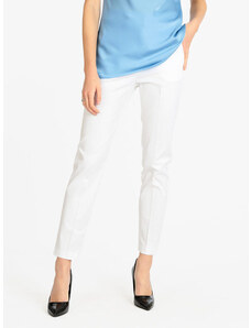 Daystar Pantaloni Eleganti In Cotone Donna Bianco Taglia Xs