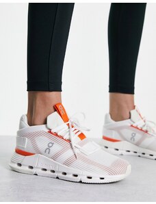 On Running ON - Cloudnova Void - Sneakers bianche e arancioni-Rosa