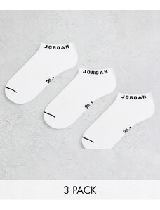 Jordan - Confezione da 3 paia di calzini bianchi-Bianco