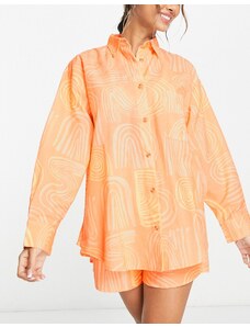 Damson Madder - Skyla - Camicia arancione in coordinato