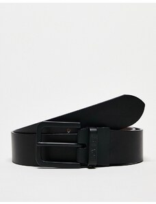 Levi's - Core - Cintura in pelle opaca double-face nera/marrone-Black