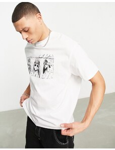 Bershka - T-shirt oversize bianca