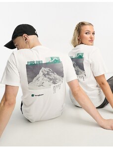 Berghaus - Cho Zine - T-shirt unisex bianca con stampa-Bianco