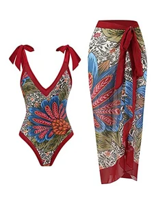 Costume Brasiliana Spiaggia SHEKINI Costume Da Bagno Donna Intero Profondo Scollo A V Slim Costume Bagno Sexy Con Imbottitura