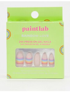 Paint Labs Paintlab - Unghie finte - Rainbow Love-Multicolore