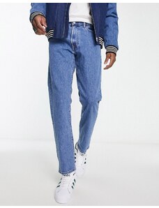 Abercrombie & Fitch - No Dry - Jeans dritti anni '90 lavaggio medio-Blu